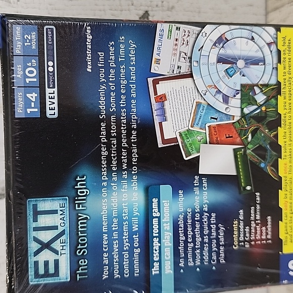 Exit The Game The Stormy Flight Kosmos escape room game play at home NEW - Picture 7 of 8